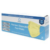 Litepak Premium Disposable Face Masks (500 Masks (10 Boxes), Yellow)