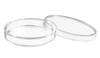 25PK Disposable Petri Dishes with Lids - Sterile - 3.4" Diameter, 0.5" Depth - Made of Polystyrene - Triple Vented - Transparent - Eisco Labs