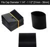 70x50 Black PVC plastic non-perforated shrink band for 38 mm neck finish- Pack of 250
