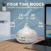 550ML White Aroma diffusers for Essential Oil Large Room,Essential Oils Aromatherapy Diffuser Cool Mist humidifier with Ambient Light & 3 Timer,Waterless Auto Off Diffuser Vaporizers for Home Kids