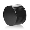 28-430 Black Rib Side Smooth Top Phenolic Plastic (CT) Cap - LDPE Cone Liner- Pack of 100