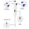 Four E's Scientific Micropipette Single Channel Pipettor, 0.5-10ul Microliter Volume