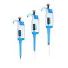 Micropipette Kit: 3 Microlit Lab Pipettor (0.5-10ul, 10-100ul, 100-1000ul) Adjustable Volume Single Channel Micro pipettes Set