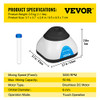 VEVOR Vortex Mixer, 3000RPM Mini Vortex Mixer Shaker, Touch Function Scientific Lab Vortex Shaker, Mix Up to 50ML, 6mm Orbital Diameter for Test Tube, Tattoo Ink, Nail Polish, Eyelash Adhesives, Paint