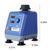 Four E's Scientific LED Digital Vortex Mixer Speed 0-3000rpm, Orbital Diameter 6mm, 50/60Hz, Touch,Timer and Continuous Modes, mix 50ml containers within 3 seconds - Benchtop for Laboratory Clinic Lab