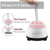 Makartt Mini Vortex Mixer, Gel Nail Polish Kit, Vortex Shaker Lab Salon Mixer 3000rpm 7.5W, Black White Nail Polish Gel Set Soak Off Nail Gel Polish