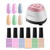 Makartt Mini Vortex Mixer, Gel Nail Polish Set, Vortex Shaker Lab Salon Mixer 3000rpm 7.5W, Sweet Cravings Collection Fall Nail Polish Kit