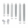 13  100mm, 8ml, Set of 3000- Test tube, rimless, no cap, non-sterile, 10 bags of 300 per unit- PS Material