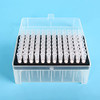 Micro Pipette Tips 100ul Low Retention Filtered Tips in Rack Universal Transparent 960pcs RNase & DNase Free, Sterilized by Radiation