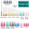 Large Syringes,1ml, 3ml, 5ml, 10ml, 20ml, 60ml, 100ml Syringes with Blunt Tip Needles and Caps. Lip Gloss, Paint, Epoxy Resin, Watering Plants, Glue Applicator or Oil, Measuring Liquids and Refilling