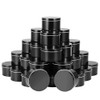 40 Pack 4 Oz Candle Tins, Candle Jars for Making Candles, Round Empty Metal Tins with Lids, Portable Metal Storage Candle Containers, Black