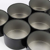 40 Pack 4 oz Candle Tins, Candle Jars for Making Candles, Round Empty Metal Tins with Lids, Portable Metal Storage Candle Containers, Black