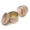 Candle Tins 8oz, 12Pcs Candle Tins for DIY Candle Big Candle Container Tins for Candle Making Champagne Gold Cantainer Tins
