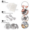 Candle Making Supplies, DIY Candles Craft Tools Including Candle Make Pouring Pot, Candle Wicks, Candle Wicks Sticker, 3-Hole Candle Wicks Holder, Candle Tins and Spoon