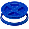 GAMMA2 Gamma Seal Lid - Pet Food Storage Container Lids - Fits 3.5, 5, 6, & 7 Gallon Buckets, Blue