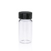 100 Pcs Glass Vials with Screw Caps, Small Liquid Sample Vial, Leak-Proof Vial (5ML, Clear)