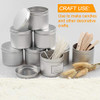 DINGPAI 27pcs Candle Tins, 2oz Metal Tins, Round Empyt Candle Containers for Candle Making, Party Favors, Spices & Gifts…