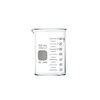 PYREX Griffin Borosilicate Glass Beaker- Low Form Graduated Measuring Beaker with Spout– Premium Scientific Glassware for Laboratories, Classrooms or Home Use- PYREX Chemistry Glassware, 150mL, 12/Pk