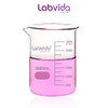 Labvida Glass Beaker, Vol. 3000ml, 3.3 Borosilicate Griffin Low Form with Printed Graduation,LVA022