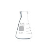 PYREX Narrow Mouth Erlenmeyer Flask with Heavy Duty Rim - Borosilicate Glass Flask – Premium Glass Chemistry Flask for Laboratory, Classroom or Home Use - PYREX Chemistry Glassware, 50mL, 6/Pk