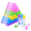 3/16 Oz (5.5ml) Lip Balm Chapstick Tubes, Multi-Color (Translucent) - pack of 50