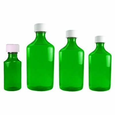 Graduated Oval RX Bottles with ChildResistant Caps Amber Color