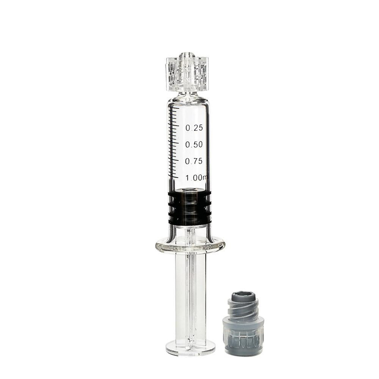 Glass Applicator Luer Lock Syringes w/ Measurements 1ML - 100 Count