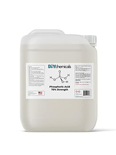 DIYChemicals Phosphoric Acid 75 Rust Remover, Wood Stain Remover, pH Control, High Purity