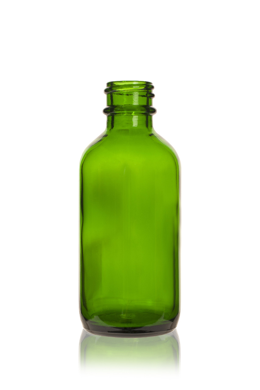 85 mL (3 oz) Boston Round Clear Glass Bottle 22-400