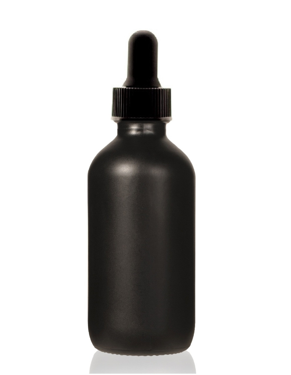 4 oz Matte Black Glass Spray Bottles, Wholesale Packaging