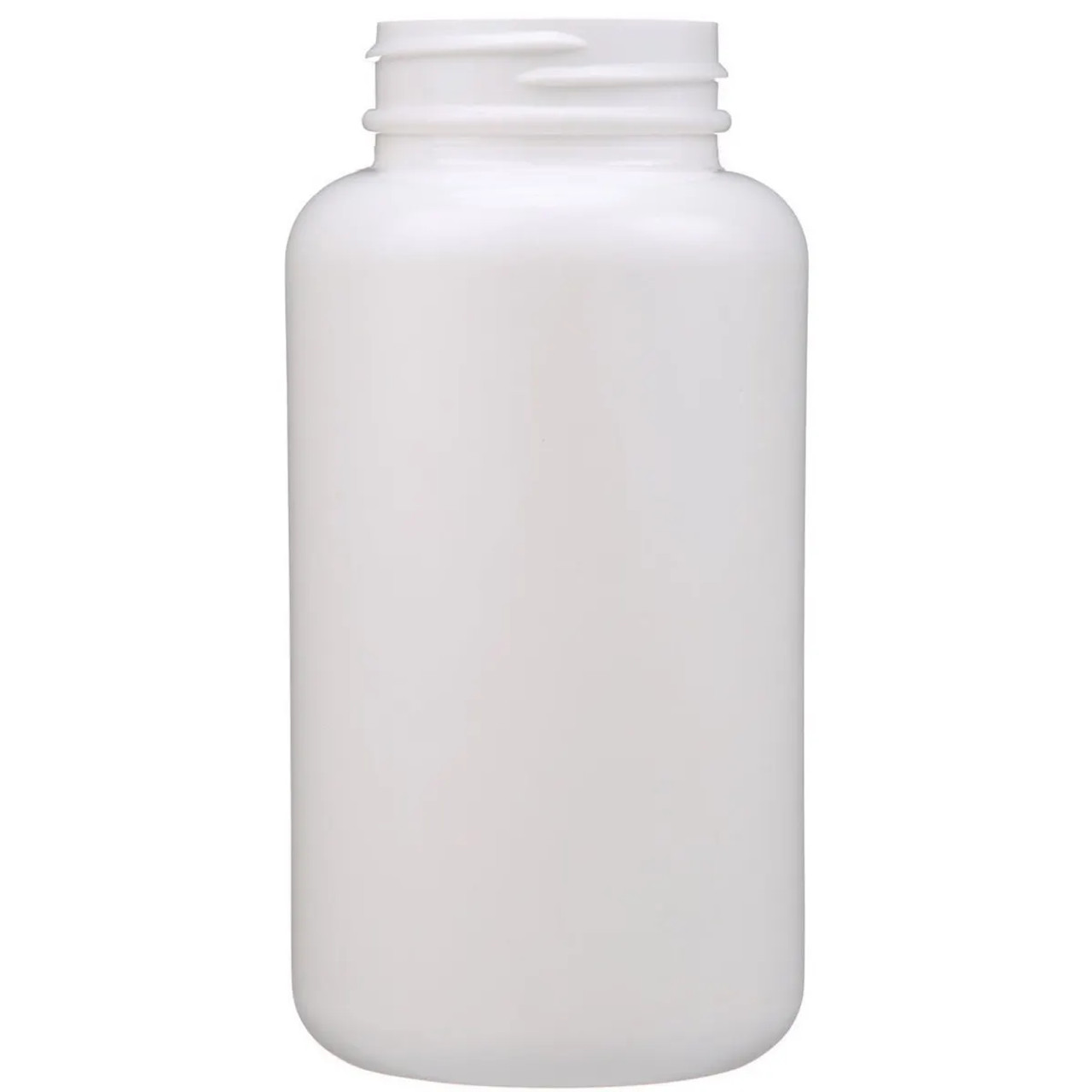 300 CC WHITE HDPE PACKER BOTTLE 45-400 NECK FINISH- Case of 180