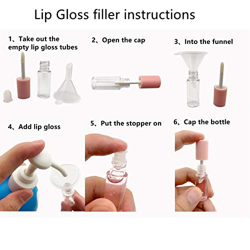 20 Leere Lippenbalsam-Behälter 8 Ml – Klare Tubes Mit Schraubverschluss Für DIY Kosmetik