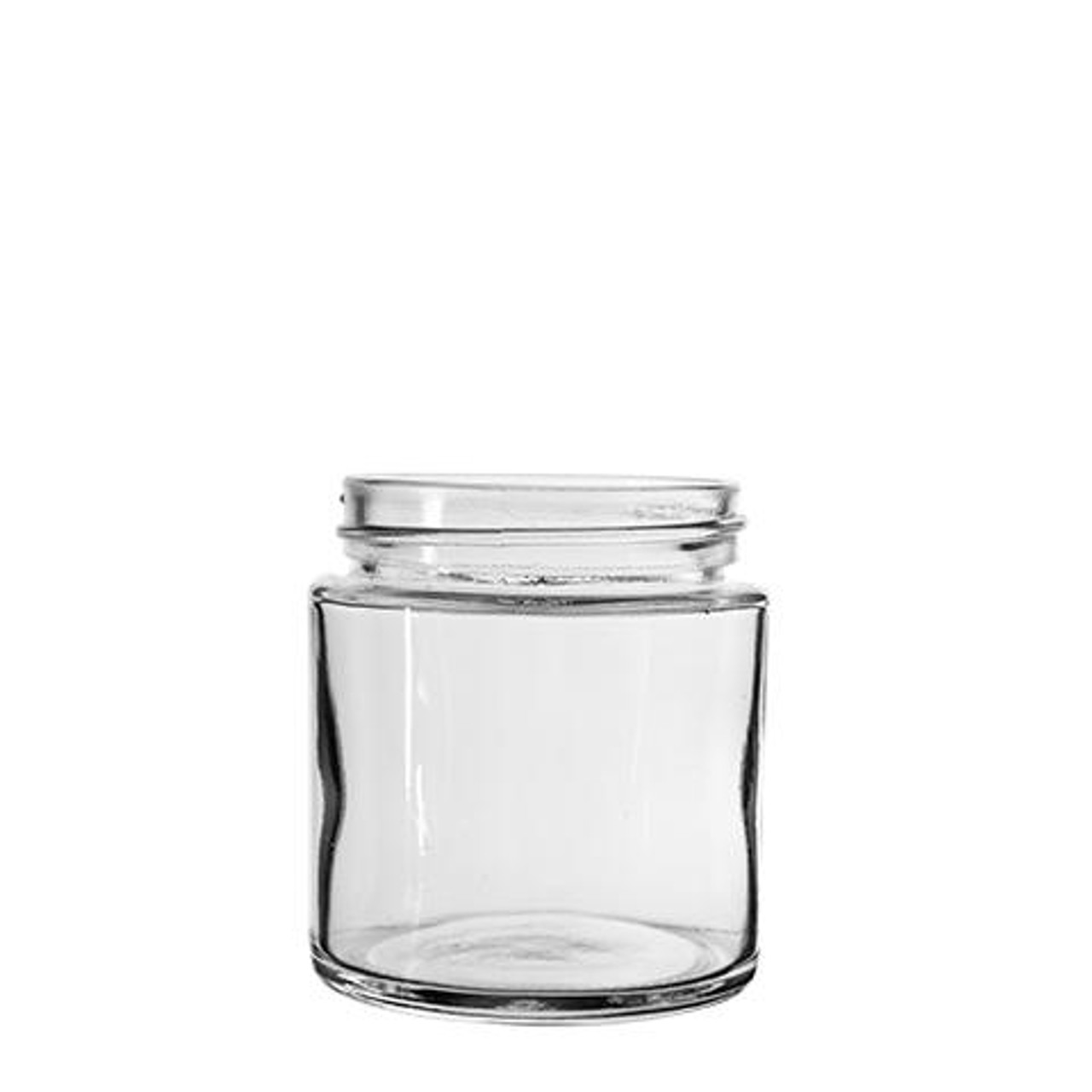 3 oz Child Resistant Clear White Glass Jars