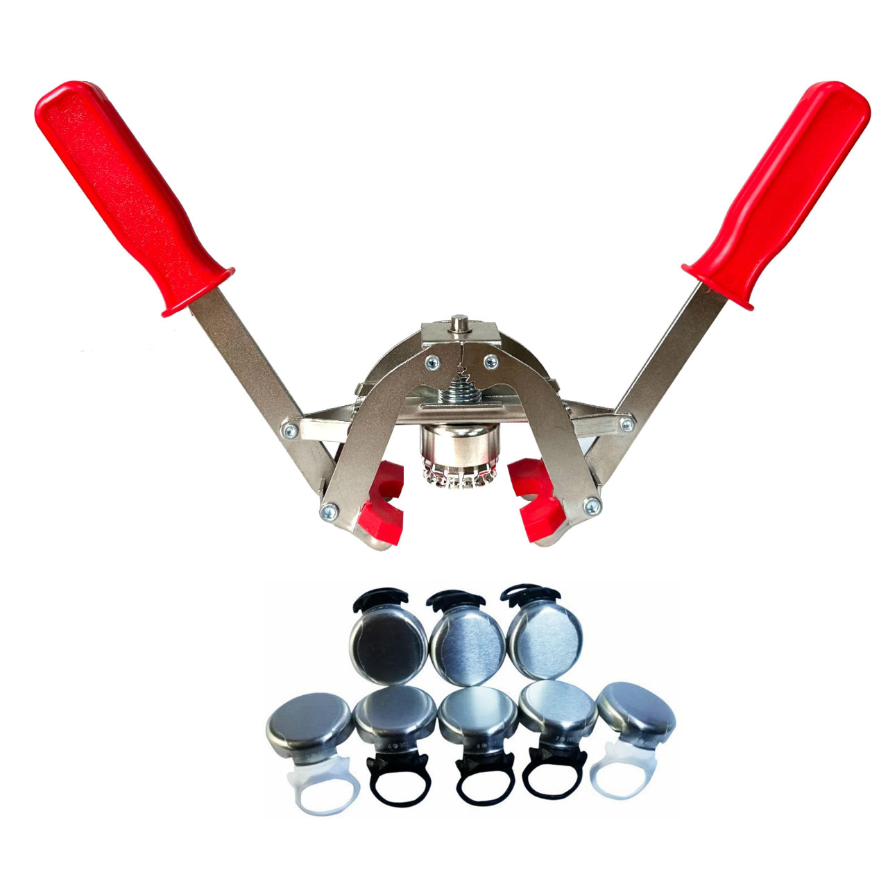 Capsulatrice Manuale In Acciaio Inox – Per Tappi 20-22 Mm, Altezza Bottiglia 8-42 Cm, 300 Tappi/ora