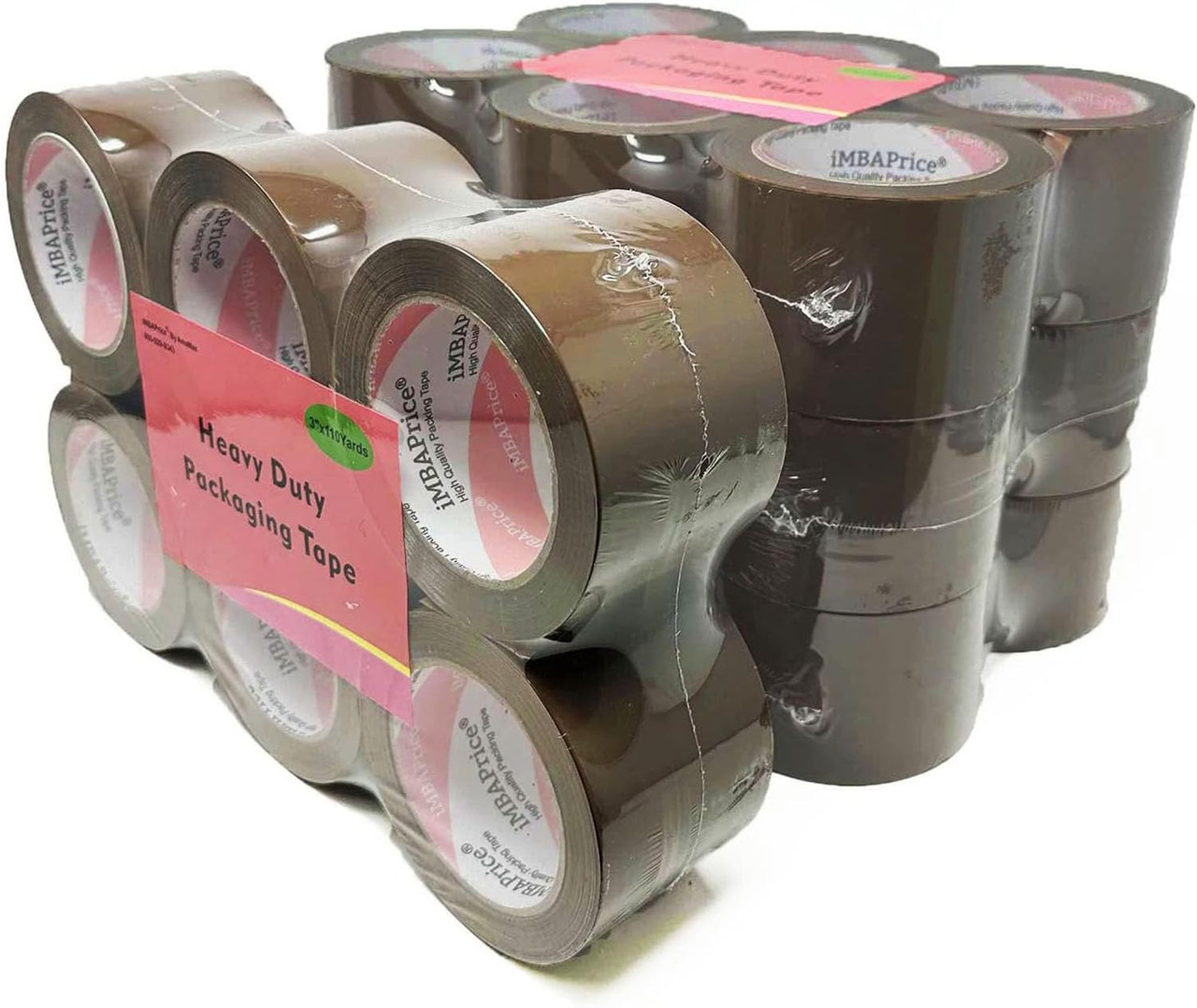 IMBAPrice Versiegelungsband – 36 Rollen, Je 110 Yards, 5,1 Cm Breit, Transparent