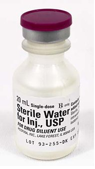 Diluent Sterile Water for Injection, Injection Single Dose Vial 10 mL