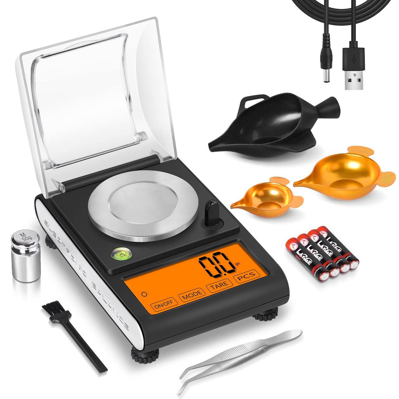 Reloading Scale, TGD-1500 x 0.1gn, Grain Scale, Touch Screen