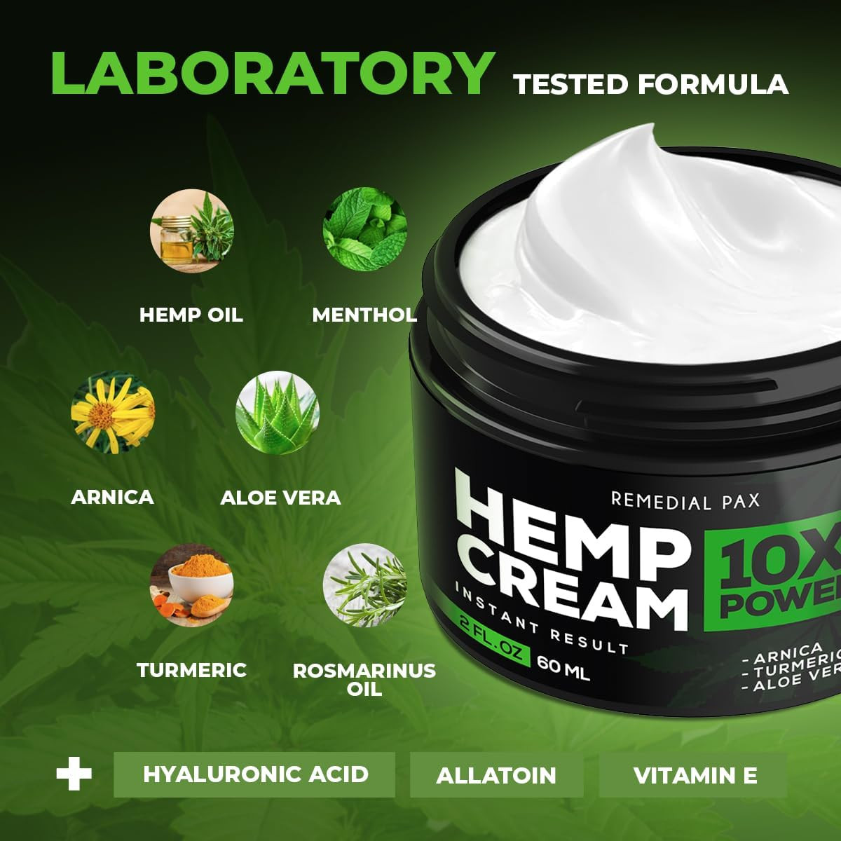 REMEDIAL PAX Instant Hеmp Cream for Face with Neck Firming Cream