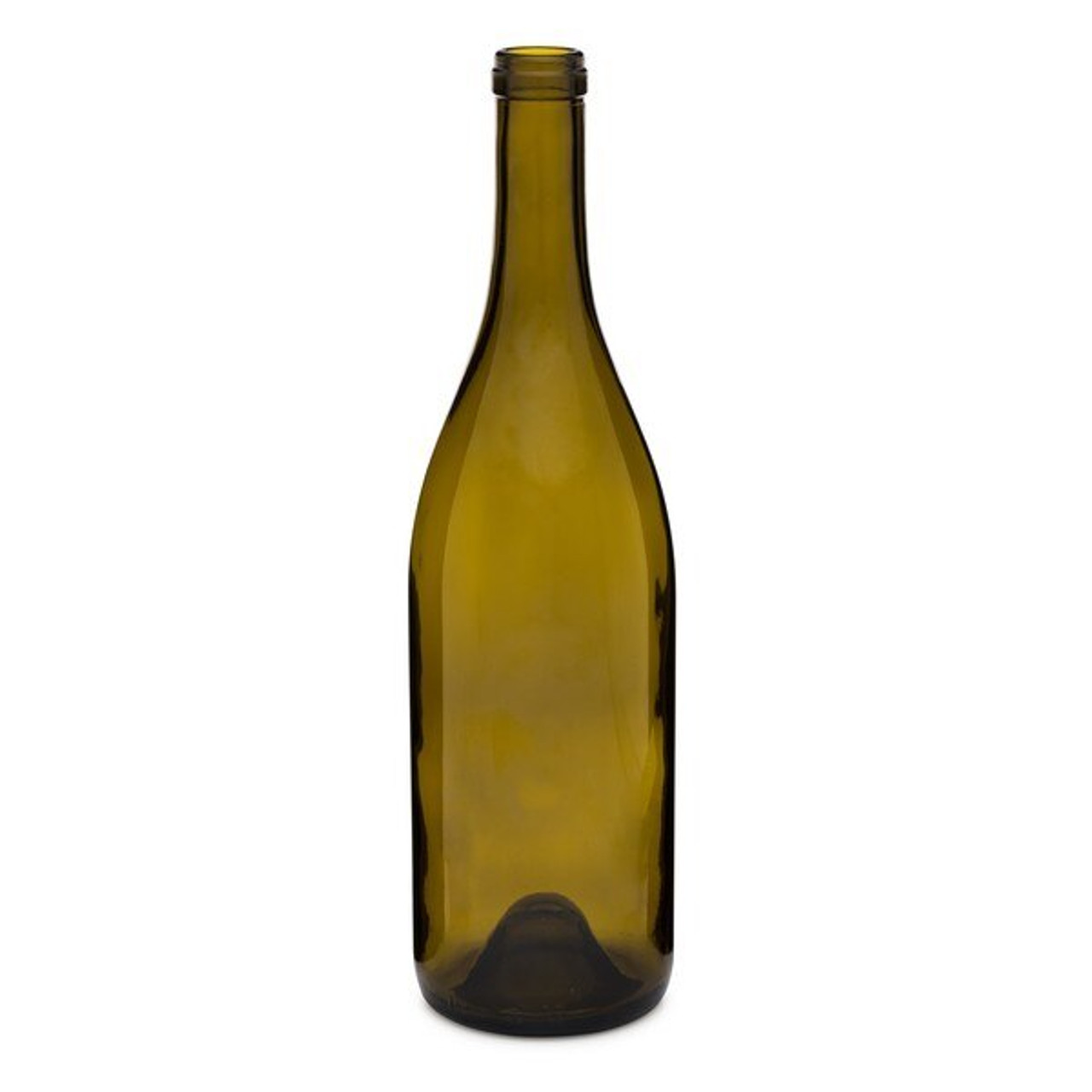 Case Of 12 750 Ml Burgundy Empty Wine Bottles Cork Finish