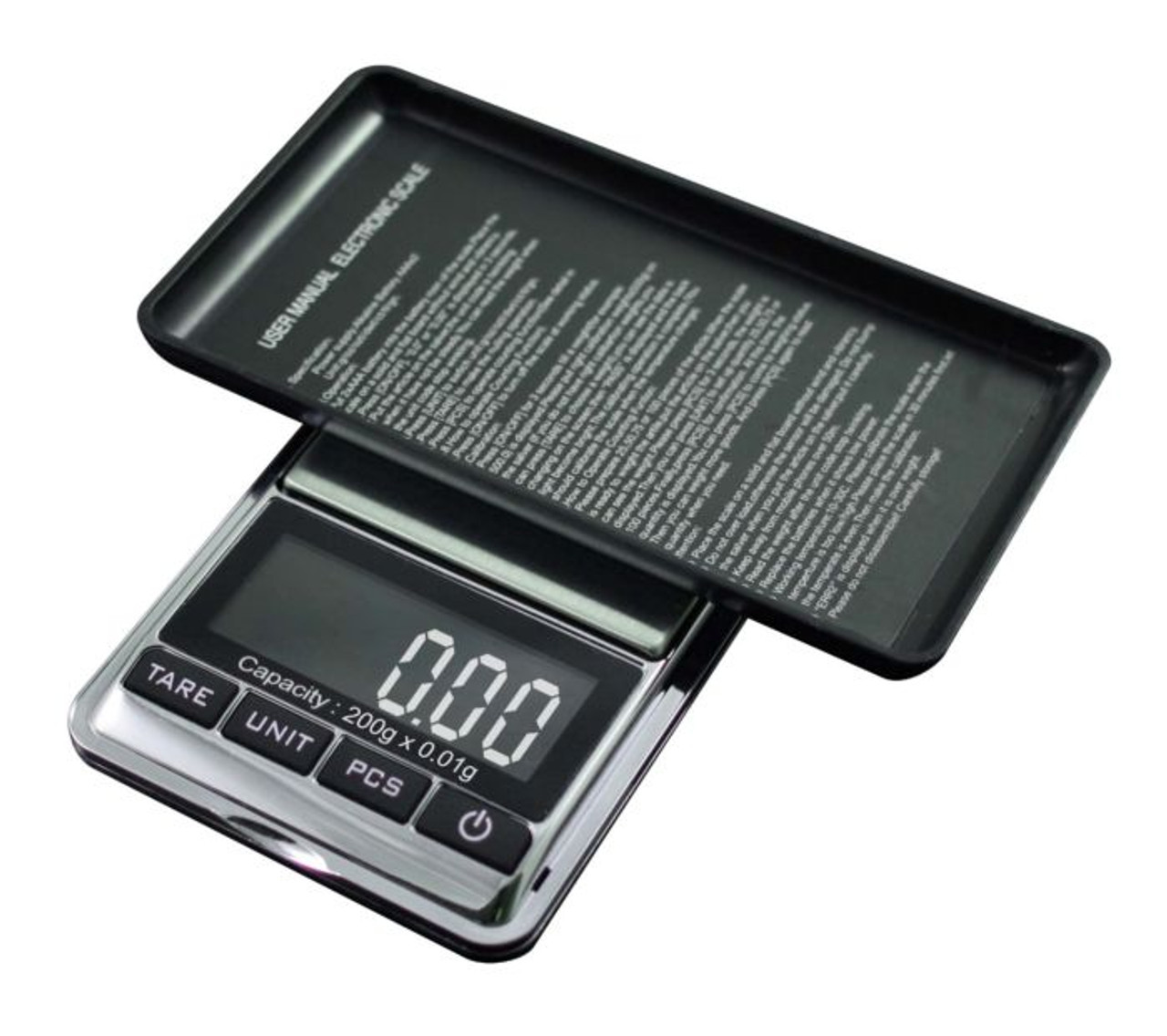 Series Digital Pocket Weight Scale, Stainless Steel - AC-650-BLK - 650G X  0.1G - (Black) - AMERICAN WEIGH SCALES