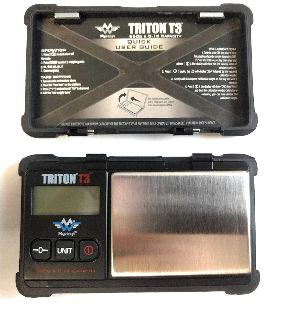 My Weigh Triton T3 660g x 0.1g Digital Scale w/Durable Rubber Case