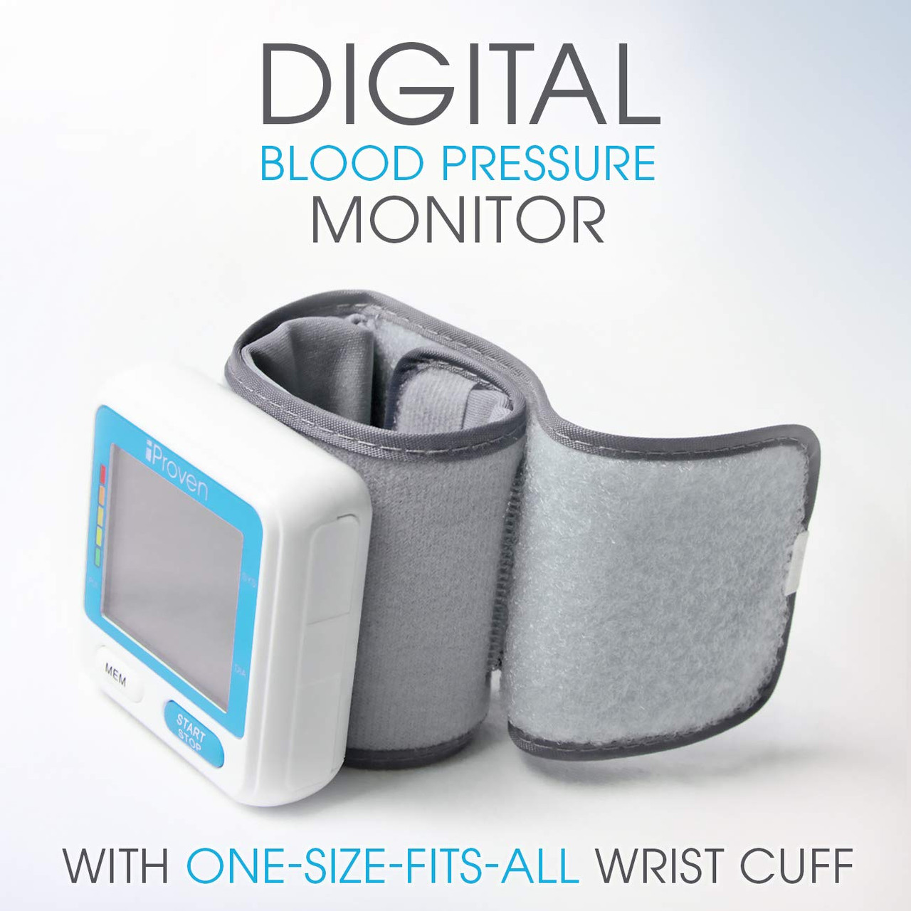 iProven Blood Pressure Machine - BP Cuff for Wrist - with 2x90 Memories - Blood  Pressure Cuff - Protective Case