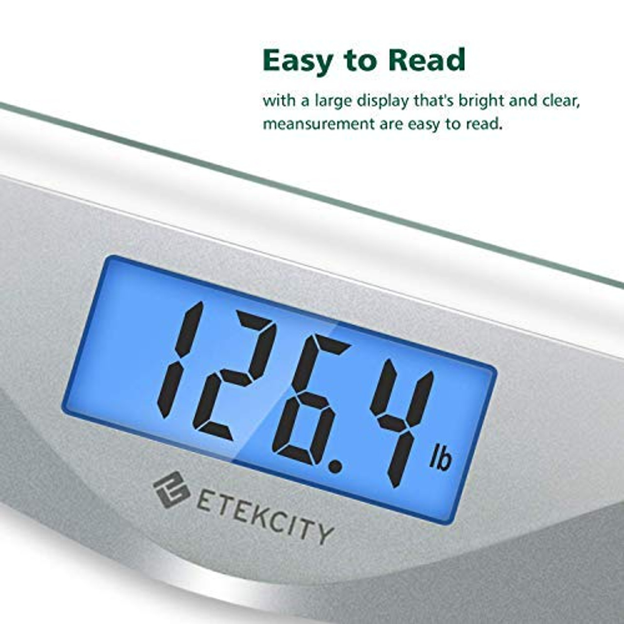 Etekcity Digital Body Weight Bathroom Scale with Body Tape Measure, 8mm  Tempered Glass, 400 Pounds