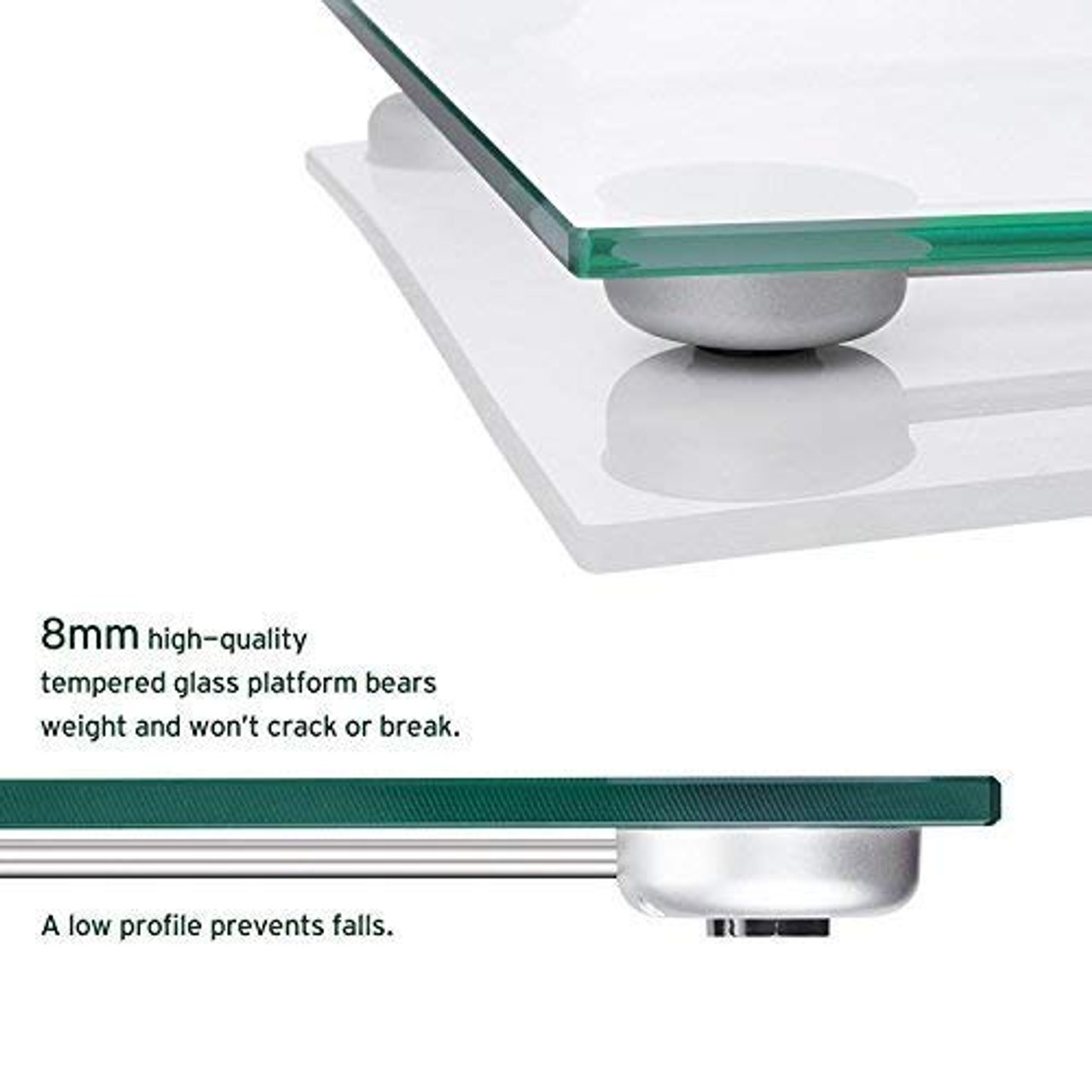 Etekcity Digital Weight Bathroom Scale, 6mm Tempered Glass