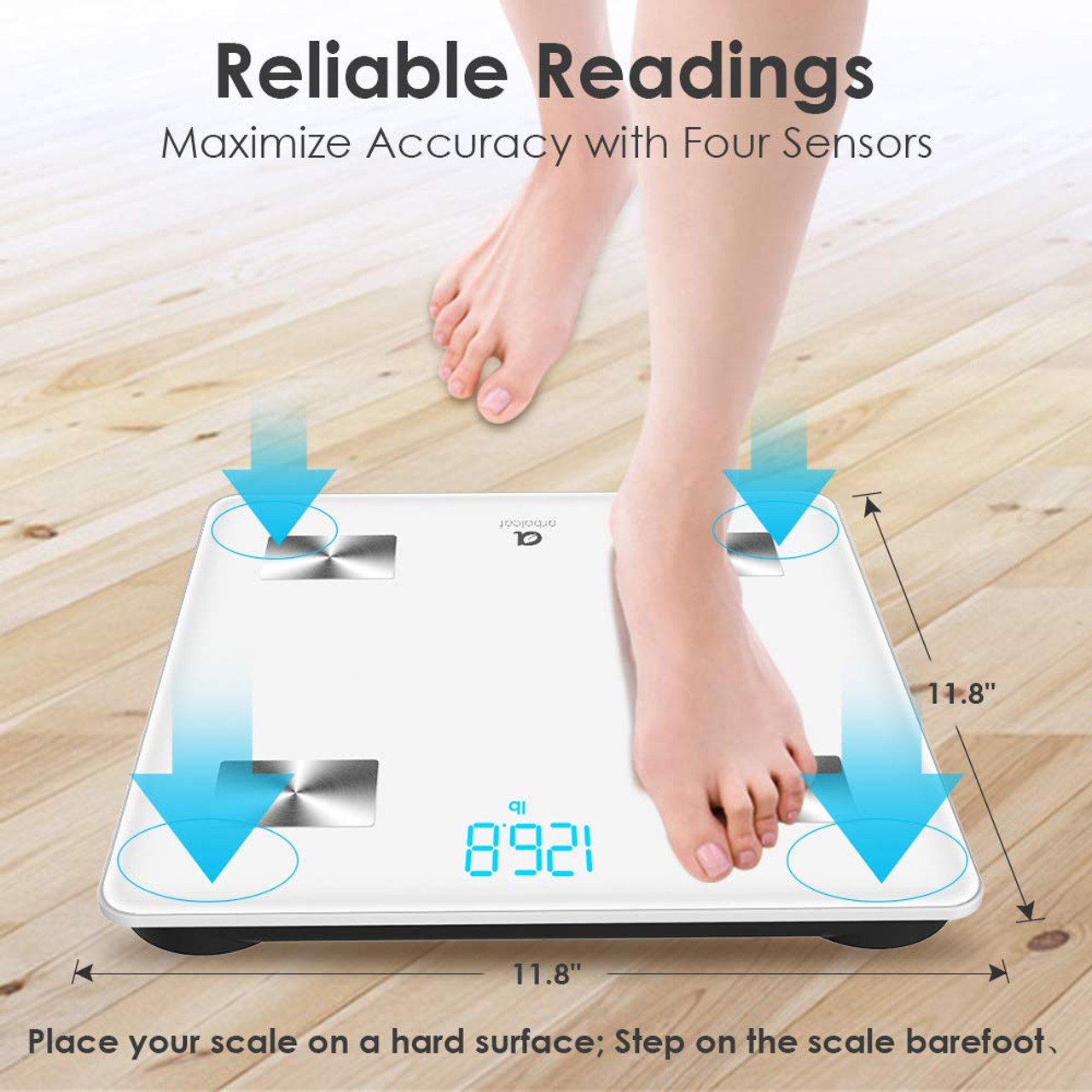 Toyuugo Bluetooth Body Fat Bathroom Scale,Scales Digital Weight