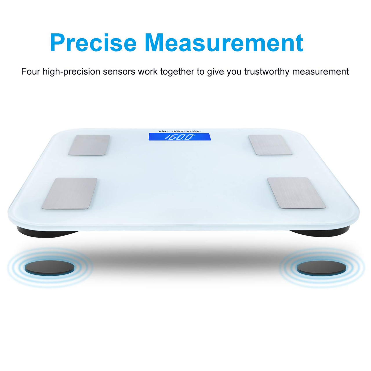 EQUAL Smart Digital Bathroom Scale, Scales for Body Weight and Fat