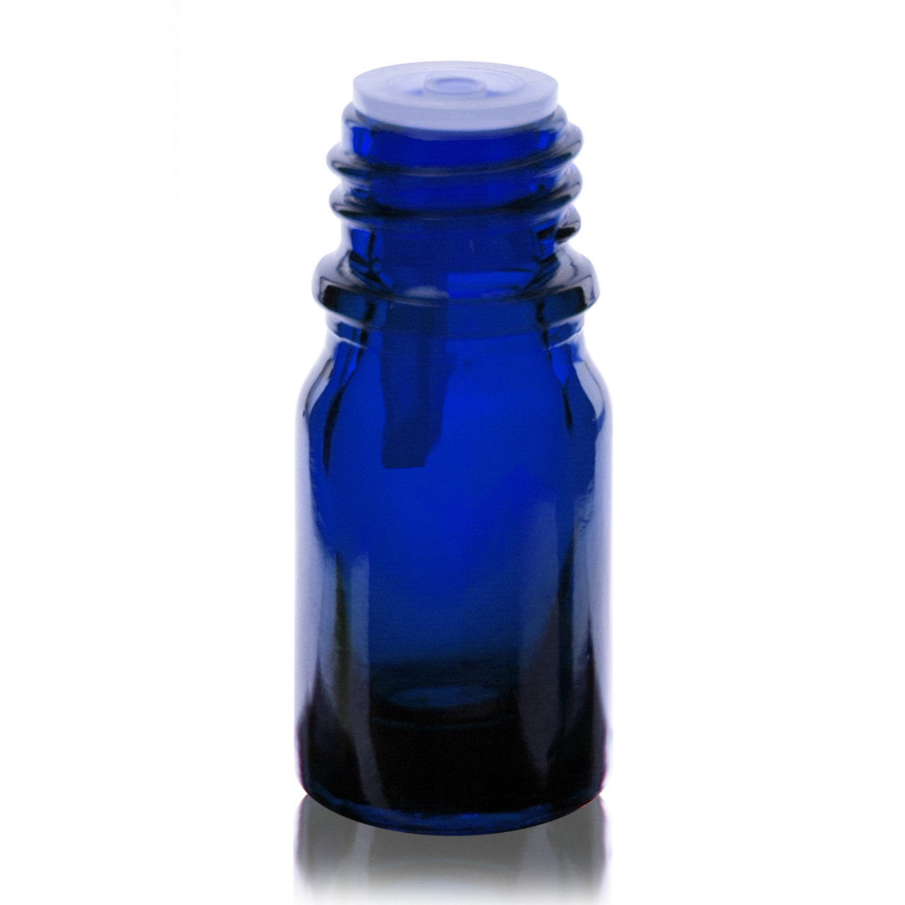 Download ($0.49 ea. Pk 156) 15 ml Cobalt BLUE Euro Dropper Bottles with Black Cap and Inserts