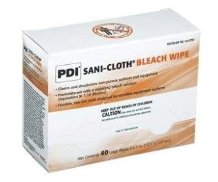Pdi Cleaner PDI Sani-Cloth Bleach Germicidal Disposable Surface Cleaning Wipes ...