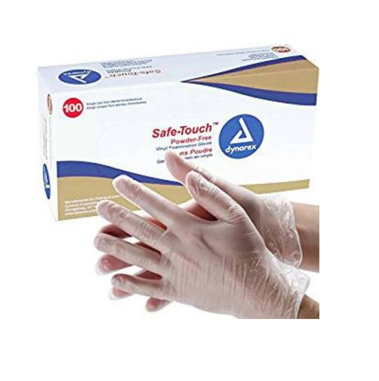 Exam Gloves One Touch Clear Vinyl Gloves Vinyl Gloves Low Powder