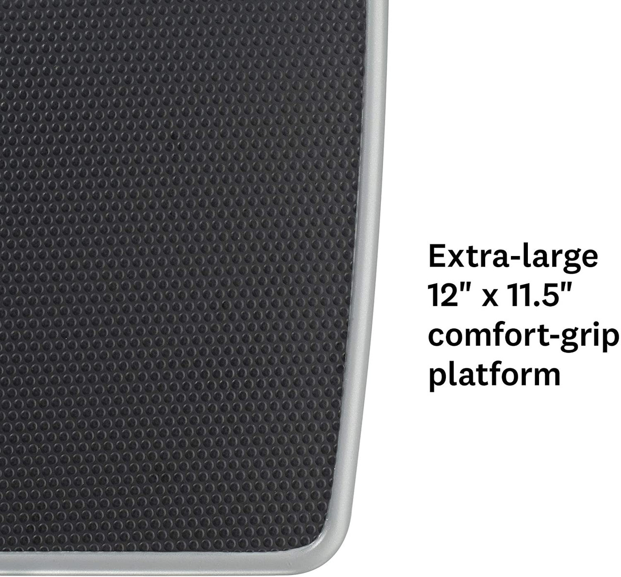 WW Scales by Conair Carbon Fiber Design BMI Bathroom Scale, Shows BMI (Body  Mass Index) for 4 users, 400 Lbs. Capacity Carbon Fiber Blue Backlight